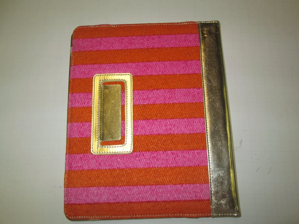 Hot Pink/Orange Universal Tablet Cover by Mud Pie, 9"-10", New - Image 3 of 3