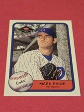 MARK PRIOR - 2001 FLEER PLATINUM - BASE SET ROOKIE RC CARD #529. rookie card picture