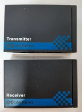 Cable Matters HDMI Transmitter And Receiver Over Cat6 Ethernet (103002) No PSU