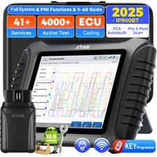 XTOOL IP900BT Bi-directional Scanner Full Diagnostic ECU Coding Key Programmer