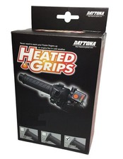 Daytona Motorbike Heated Hand Hot Grips - 4 Stage for 1" 25mm Handlebars PAIR