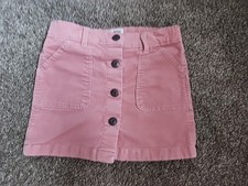 Girls Pink Corduroy Skirt Size 6x