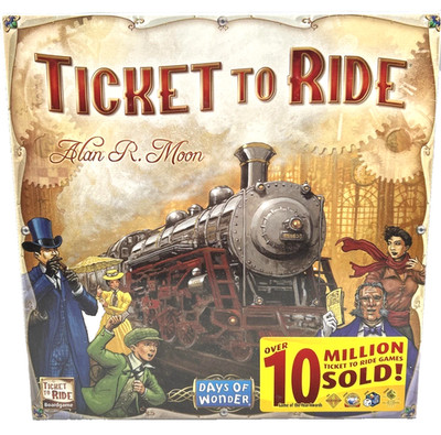 Days of Wonder Ticket To Ride by Alan R. Moon Train Adventure Board Game SEALED