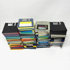 Lot of 209 used 3.5 inch "Floppy" Disks Diskettes, Computer Software