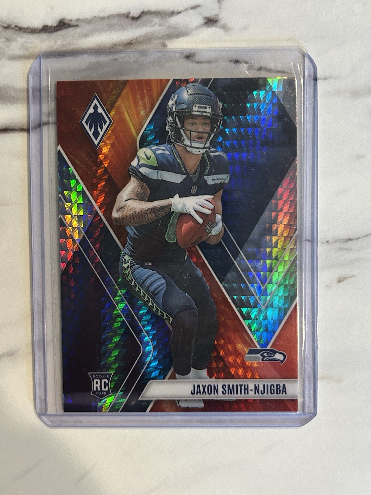 2023 Panini Phoenix Fire Burst #106 Jaxon Smith-Njigba /340 Rookie