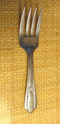 Small Vintage Baby or Child Fork National Stainless 4-1/4'' long Pattern NSTNST42