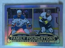 2023-24 UD Tim Hortons Family Foundations Darnell Nurse, Sarah Nurse # FF-3
