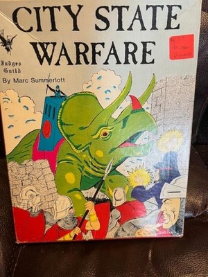 Judges Guild City State Warfare Box Game D&D Miniatures Rules GD BX AF0