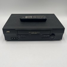 JVC HR-A57U VCR VHS Player & Recorder W/Remote 4 Head TESTED & WORKS