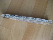 Alter Zollstock / Gliedermaßstab / THYSSEN SCHULTE GMBH Hannover /