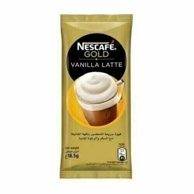 Nescafe Gold Vanilla Latte 18.5g FREE SHIPPING WORLD WIDE