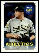 2018 Topps Heritage Trevor Cahill Oakland Athletics #533