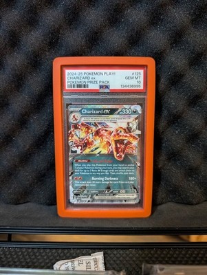 PSA 10 Charizard ex 125/197 Play! Prize Pack Graded Pokemon Card