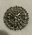 VINTAGE LARGE WEISS BROOCH COSTUME JEWELRY FREE SHIPPING USA