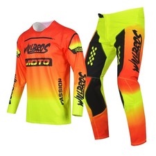 Youth Moto Gear Set Pant and Jersey Combo for MX Motocross Children Racing Su...