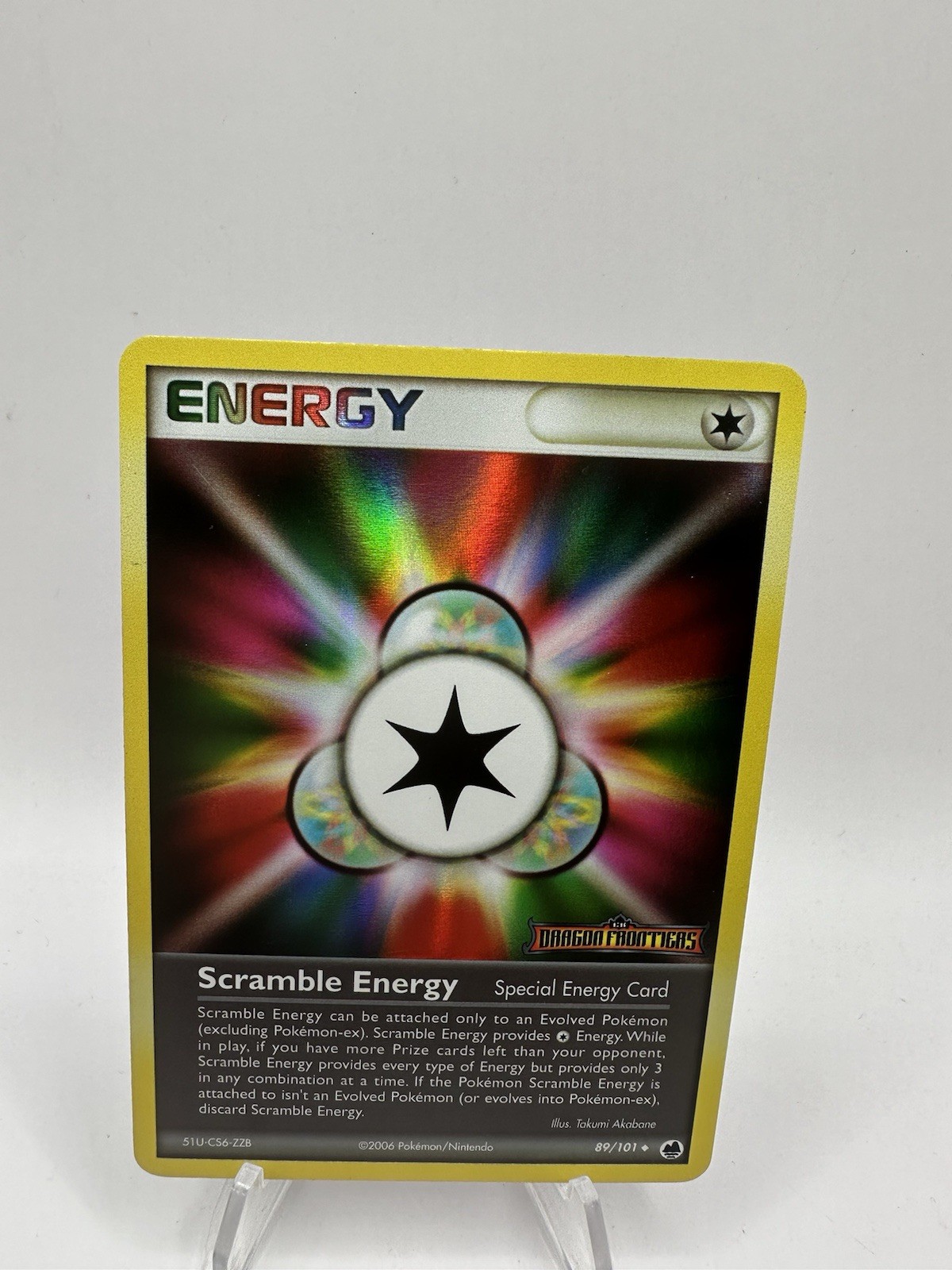 Pokemon Scramble Energy Dragon Frontiers 89/101 Reverse Holo Stamped Card NM