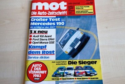 1) MOT 06/1983 - Mercedes 190 W201 mit 90PS im  - Saab 99 GL mit 100PS im TEST a