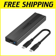 Tool-Free USB 3.2 Type-C Enclosure for M.2 SSDs