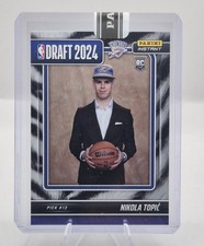 24-25 Panini Instant Draft Night DN-8 Nikola Topic White Tiger 5/5 Jersey Match