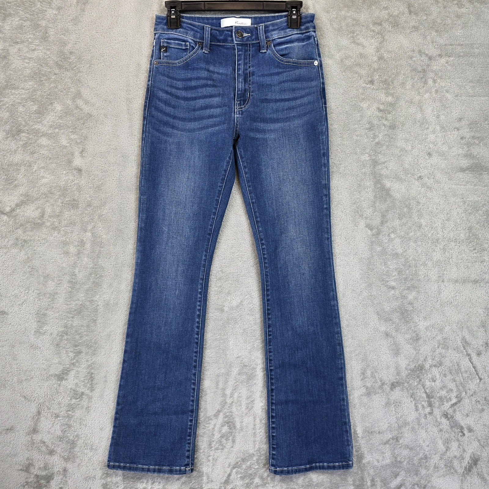 KanCan Bootcut Jeans Juniors 5/26 Blue Med Wash Mid Rise Slim Stretch Denim