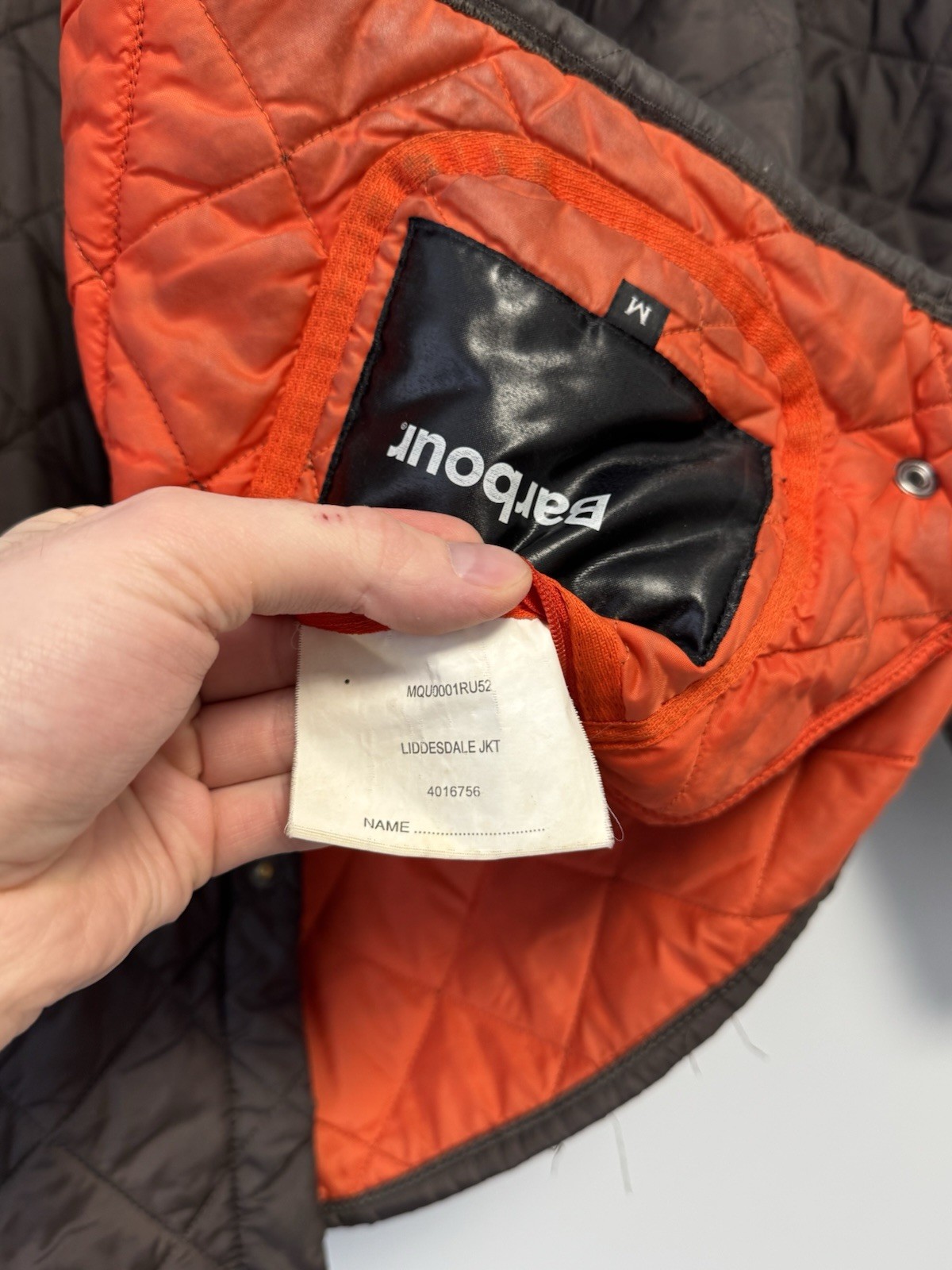 Barbour Liddesdale JKT Jacket Browm Men’s Size M thumbnail 16