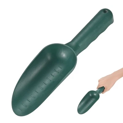 de jardin en plastique 9,84 pouces pour creuser [Vert foncé] - 1-Pack - Photo 1/4