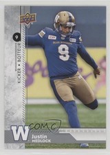 2018 Upper Deck CFL Blank Back Justin Medlock #93