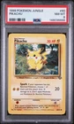 1999 POKEMON JUNGLE #60 PIKACHU PSA 8