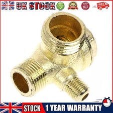 NEW Air Compressor Valve Non Return Check Valve Spare Parts Tube Connector-Tool