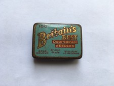C1920s-30s BRITAIN’S BEST RADIOGRAM NEEDLES GOLD COLOUR GRAMOPHONE NEEDLES TIN