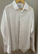 Charles Tyrwhitt Classic Fit Non-Iron White Dress Shirt 18/36 100 Cotton