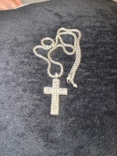 David Yurman 22” Sterling Silver Necklace W/ John Hardy Sterling Silver Cross