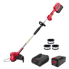 PowerSmart 13-Inch 40V Cordless String Trimmer with Fast Charger, 4.0Ah Batte...