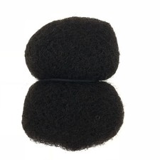 100 Afro Kinky Bulk Human Hair For DreadLocks, Extensions, Braids 16" Long