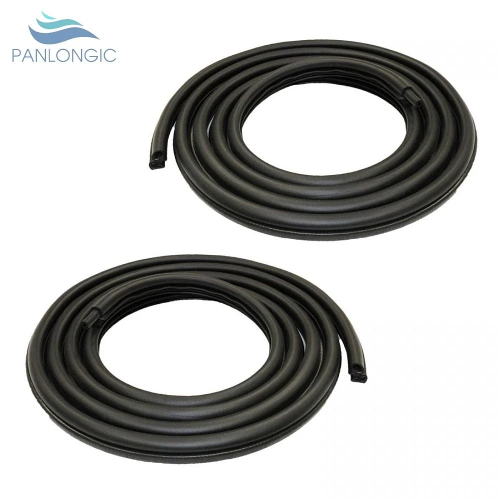 Set of 2 Door Seal Rubber Weatherstrip Pair fit for Dodge D100 D250 300