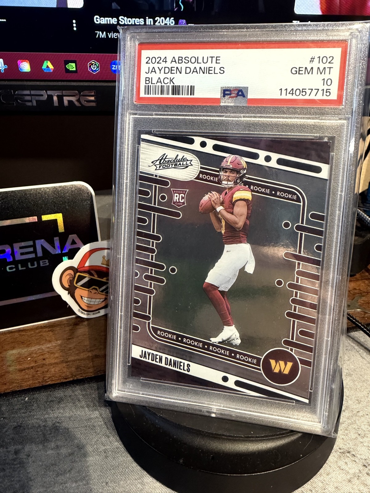 Jayden Daniels Panini Absolute #102 Black