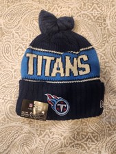 Tennessee Titans Football New Era NFL Unisex Beanie Knit Hat With Pom
