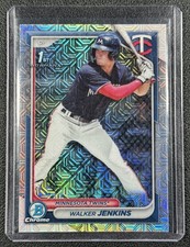 WALKER JENKINS 2024 BOWMAN CHROME MEGA BOX #BCP-43 1ST PROSPECT MOJO REFRACTOR