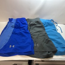 3 Pairs Under Armour Men s Loose Fitted Athletic Drawstring Shorts Medium