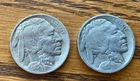 1913 Type 1 Buffalo and 1915 Buffalo Nickel