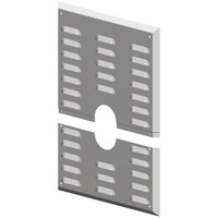 Atec Abgas Wandblende 280 X 350 Mm Mit HinterlüFtung Dn 60 Abgasrohr Schornstein