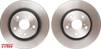 2X Bremsscheibe TRW DF4877 2 Bremsscheiben Vorderachse Vorne