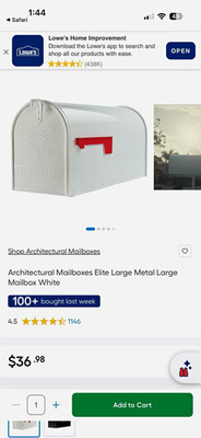 Architectural Mailboxes Elite Large Galvanized Steel White Post Mount Mailbox