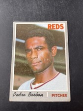 1970 Topps Pedro Borbon Rookie #358 Cincinnati Reds Vintage Baseball Card. rookie card picture