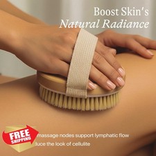 Dry Brush Body Brush for Lymphatic Drainage and Cellulite