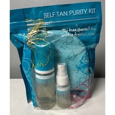 St Tropez Self Tan Purity Kit Bronzing Water Mousse Face Mist Mitt Travel Set