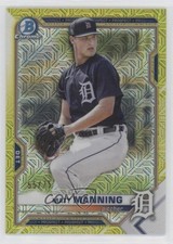 2021 Bowman Mega Box Yellow Mojo Refractor 55/75 Matt Manning #BCP-111 0e8z