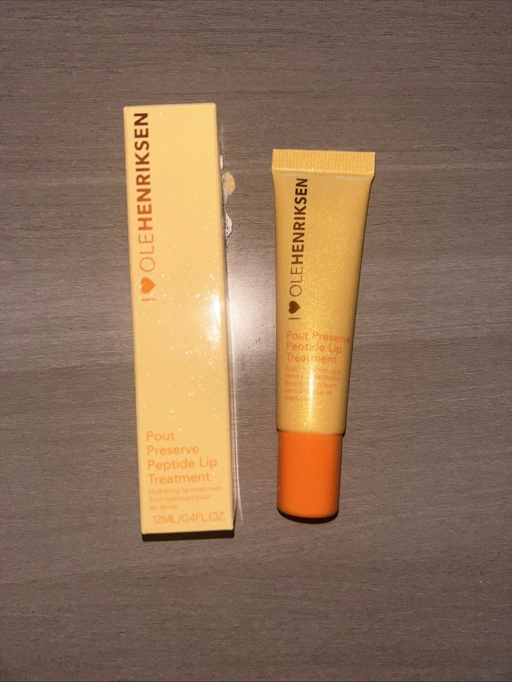 OLE HENRIKSEN Pout Preserve Péptido Tratamiento Labial 3 Piezas Lote Mixto Nuevo - 0.4 OZ Foto 3 de 4