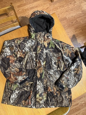 #ad Field amp; Stream Mens XL 3 in 1 Camo Hunting Jacket Thinsulate Zip In Liner $79.95