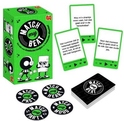 Match My Beat   Das musikalische Partyspiel mit 200 Songs & 400 Szenarien - Kart